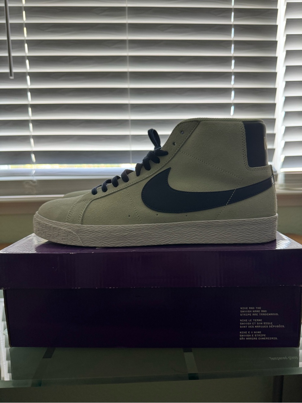 Nike Blazer Mid '77 Vintage - Mint & Blue